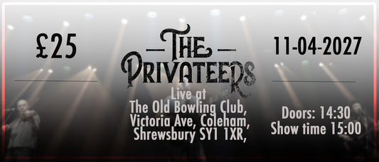 11 April 2027 - The Old Bowling Club, Shrewsbury –