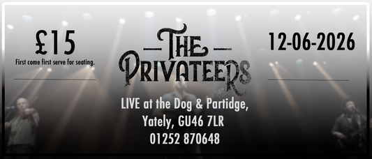 The Privateers LIVE - 12 - 06 -2026 - Yateley GU46 7LR